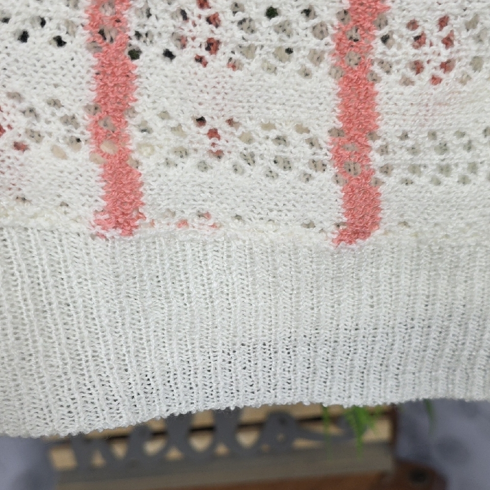 1.4.3. Story by Line Up Cream and Pink Striped Sweater - Picture 6 of 9